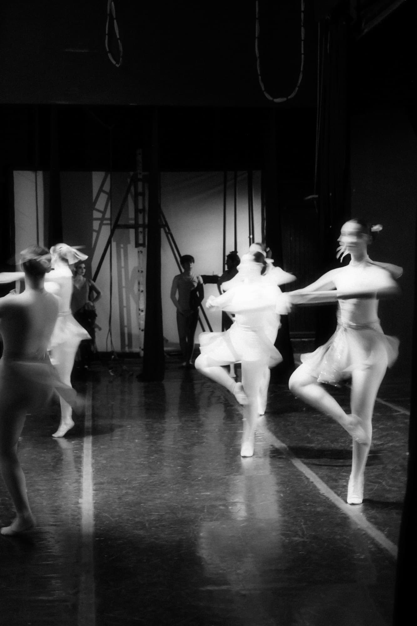 Ensayo general en el teatro